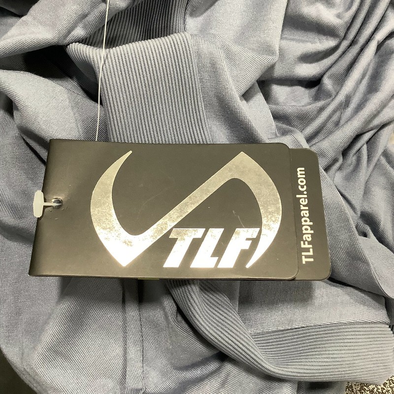 TLF Mens Phantom Long Sleeve Round Neck Activewear Titanium T Shirt Size XLarge gallery