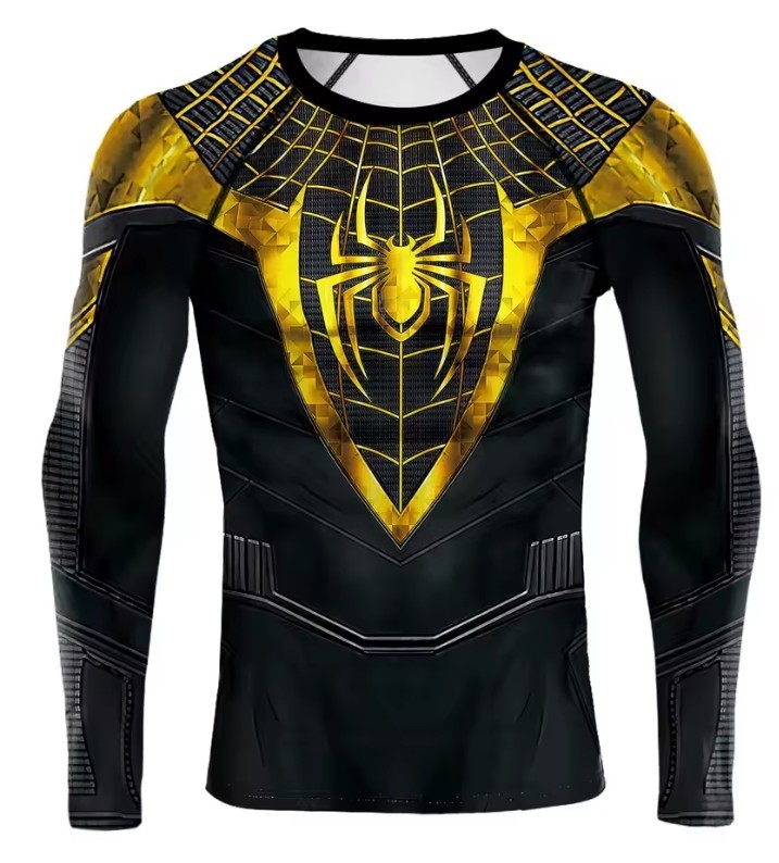 Spider-Man Men's 3D Winter Compression Suit | Long Sleeve Sports Jersey gallery