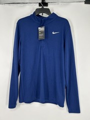 Nike Golf Dri Fit Victory Training Mens Med 1/4 Quarter 1/2 Half Zip CN1018-492