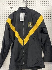 ARMY PT Jacket Fitness Black/Yellow Gold APFU UNISEX/FEMALE SMALL LONG