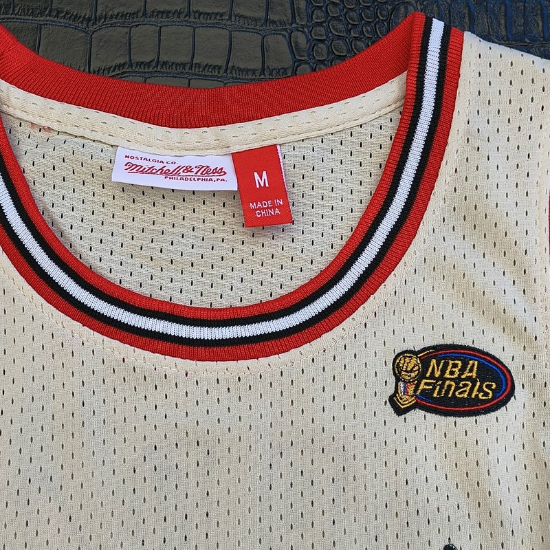 Rare Original Mitchell & Ness Authentic NBA Finals Michael Jordan Bulls Jersey gallery