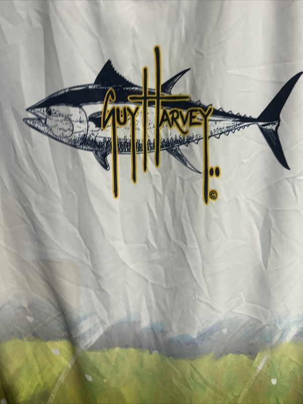 Medium GUY HARVEY BF TUNA PRO UVX PERFORMANCE LONG SLEEVE FISHING San Juan PR gallery