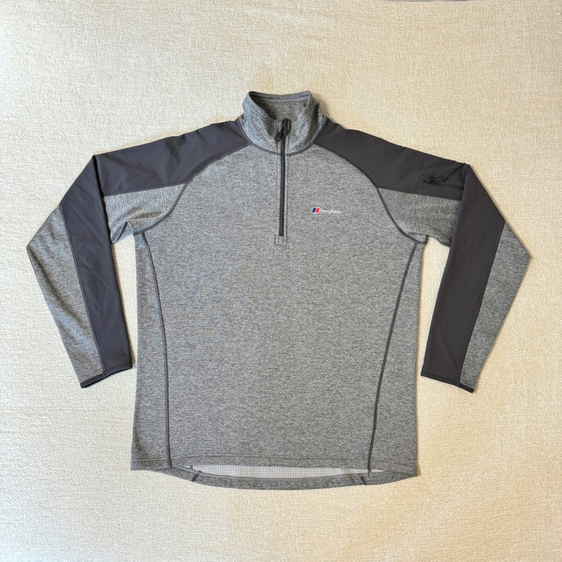 MINT Berghaus 1/4 Half Zip Top Long Sleeve Thermal Pullover Jumper Men's Sz XXL gallery