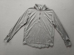 Nike Stride Men Dri-FIT 1/2-Zip Running Top M Gray Mock Neck Stretch Active