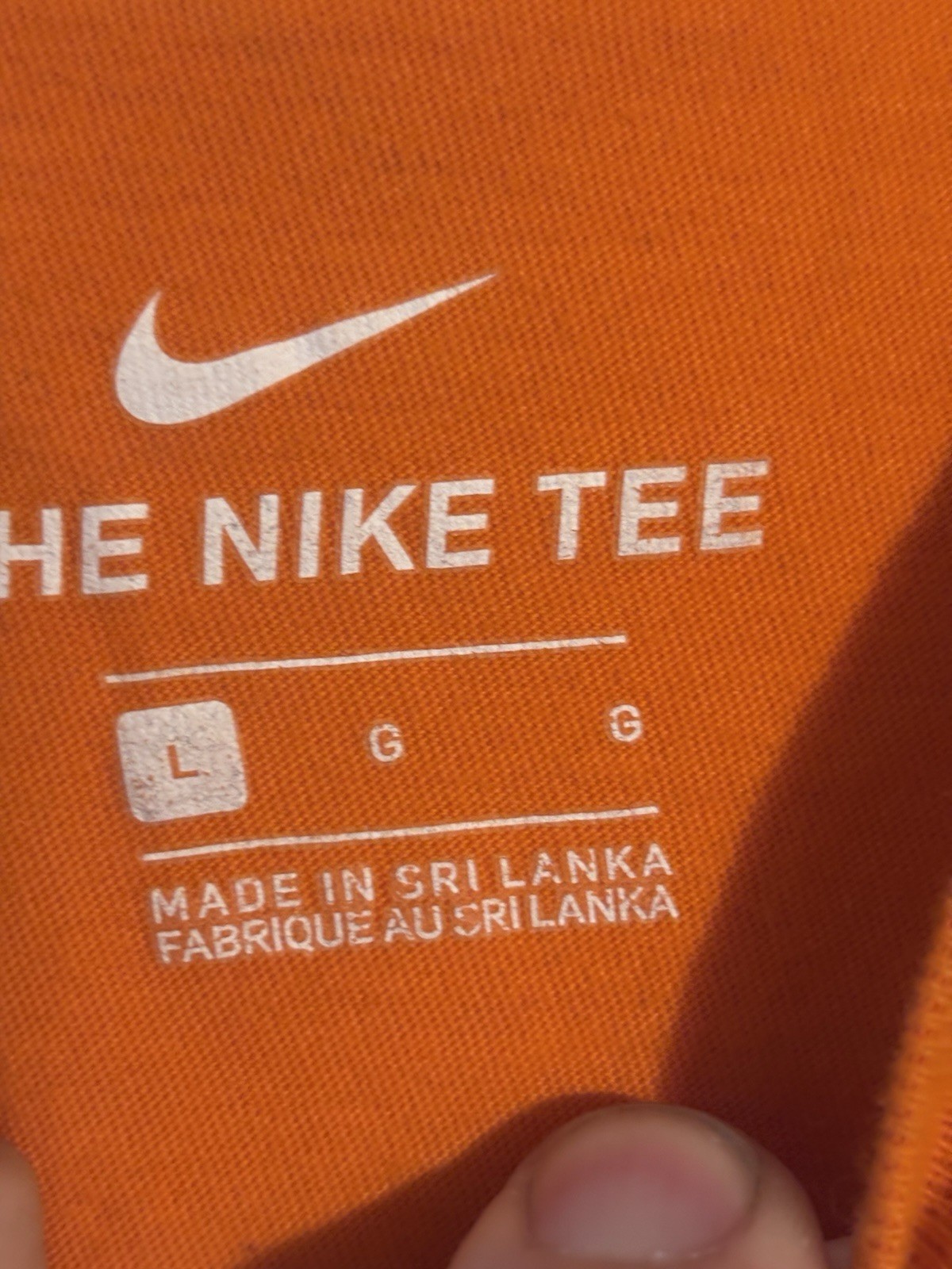 Nike Men's Sportswear T-Shirt Active Short Sleeve Orange Size Large gallery