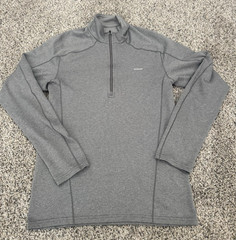 Patagonia Polartec Power Dry Shirt Men’s Small Gray Base Layer Perfomance