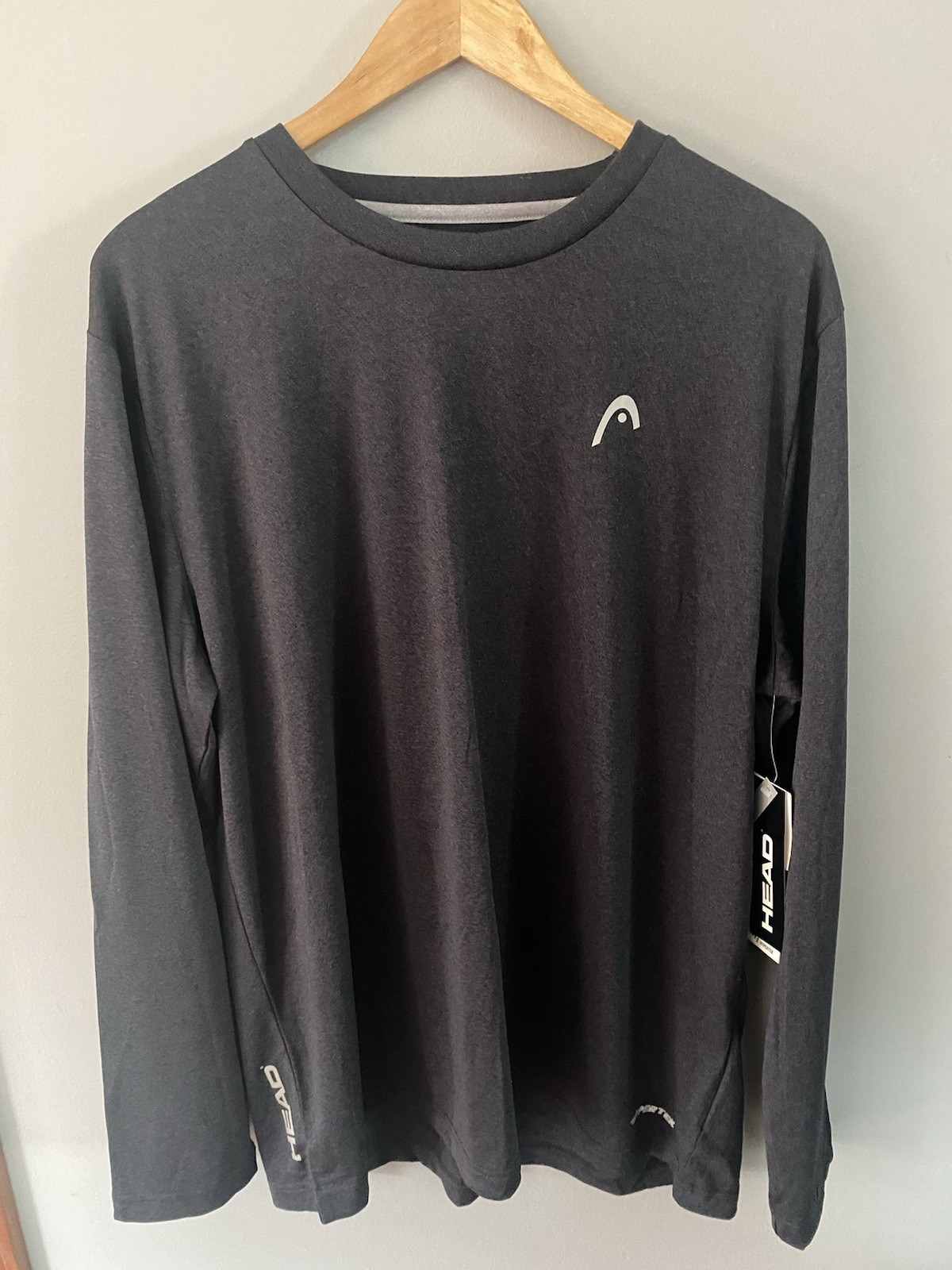NWT Head Hypertek Long sleeve Performance black men’s shirt size large gallery