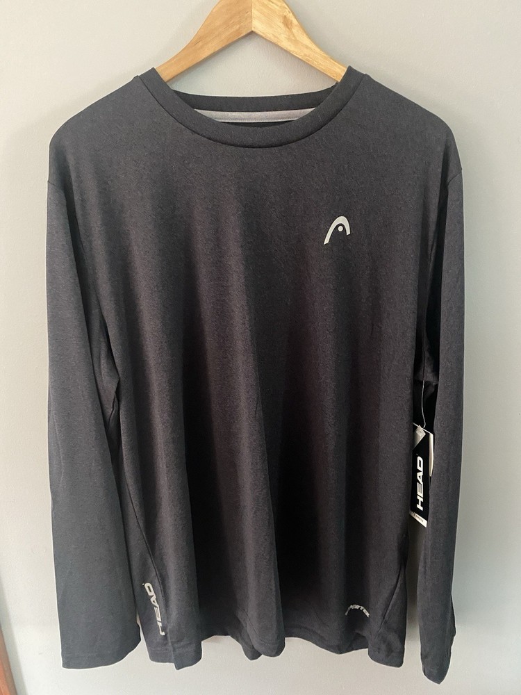NWT Head Hypertek Long sleeve Performance black men’s shirt size large