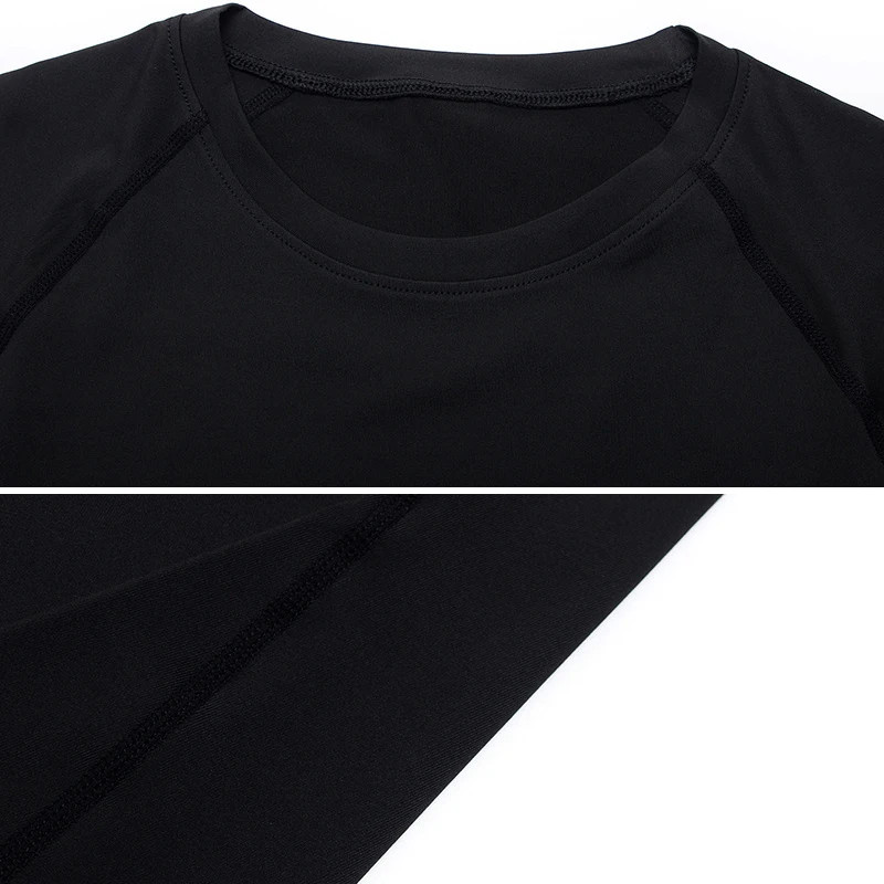 Men's Compression Top Active Mid Stretch Breathable Moisture Wicking Tee Gift gallery