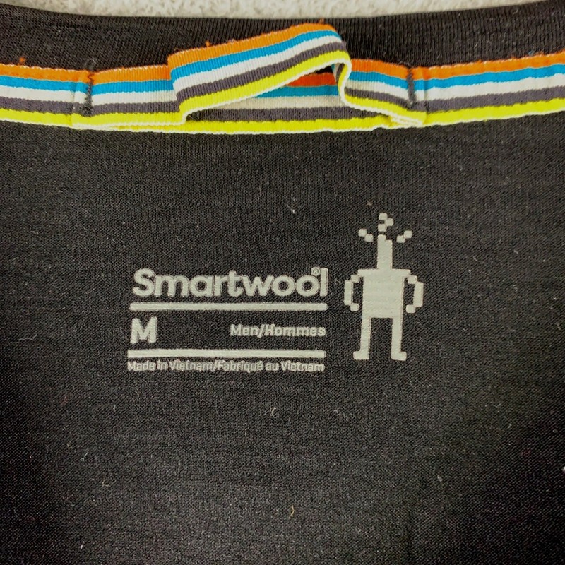 Smartwool Merino 150 Base Layer Top Mens Medium Black Long Sleeve Athletic Shirt gallery