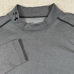 Under Armour Men’s 3XL Gray Coldgear Fleece Compression Shirt Long Sleeve