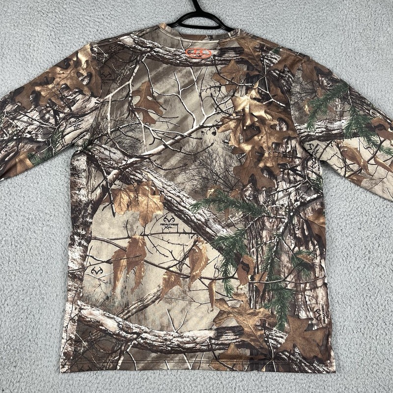 Under Armour Realtree Shirt Mens Medium Brown Camo Long Sleeve Hunting Outdoors gallery