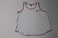 MacGregor Tank Top Mens 2XL Grey Heather Ringer Sleeveless Embroidered Made USA