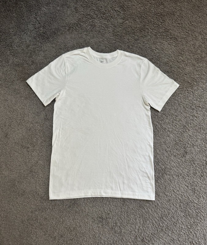 Nike Breathable Plain Tee White Men's Size Small gallery