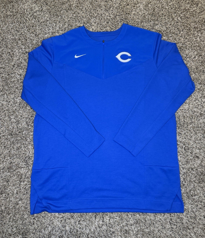 Nike 1/4 Zip Pullover Mens Size XL Cincinnati Reds Baseball Embroidered