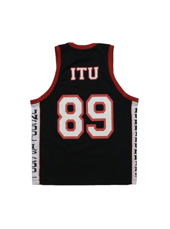 PUNK DRUNKERS Blazing Eyeball Miami Heat Inspired Jersey Black Size Medium gallery