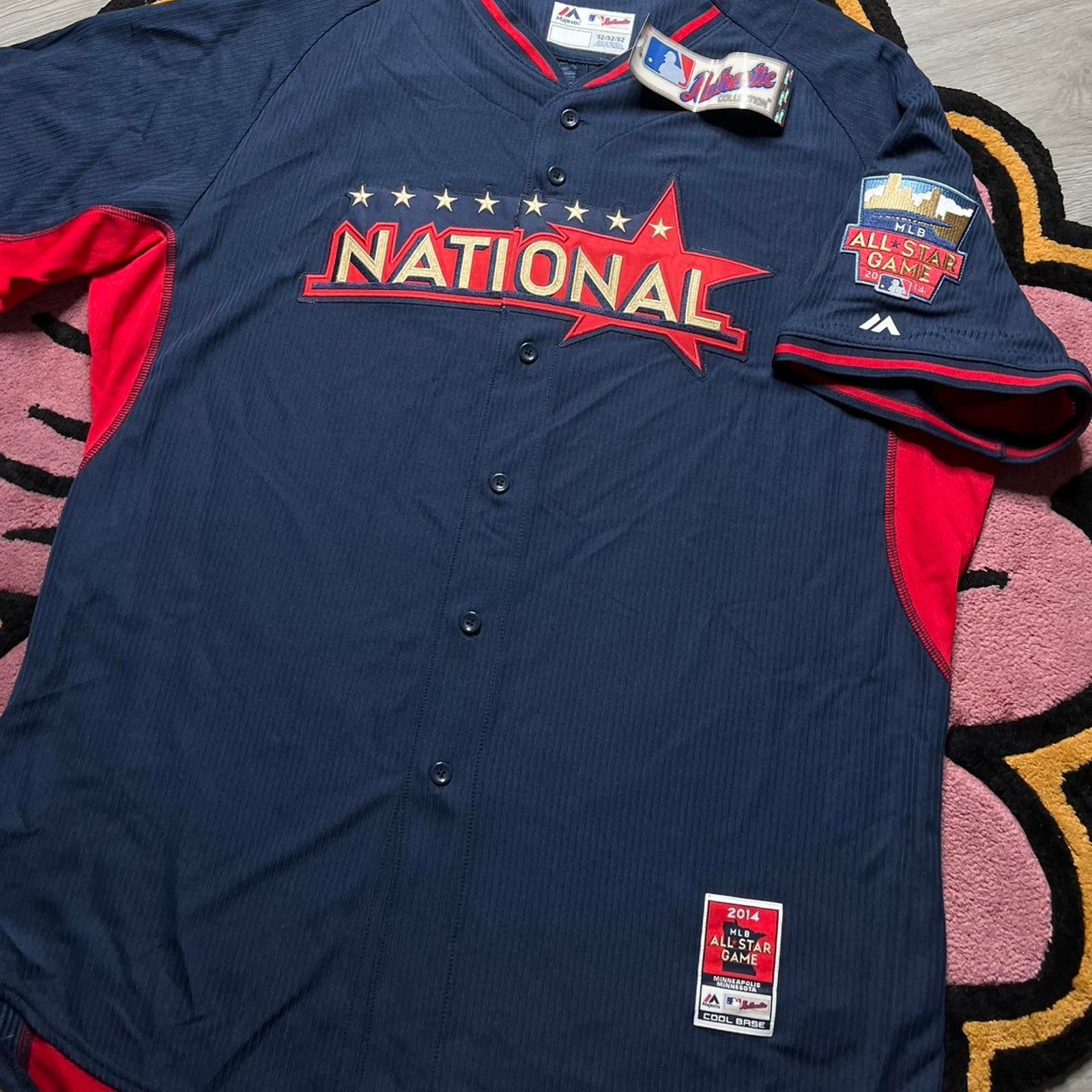 Majestic Athletic Nationals 2014 All Star Game Cool Base MLB Jersey Size 52 2XL gallery