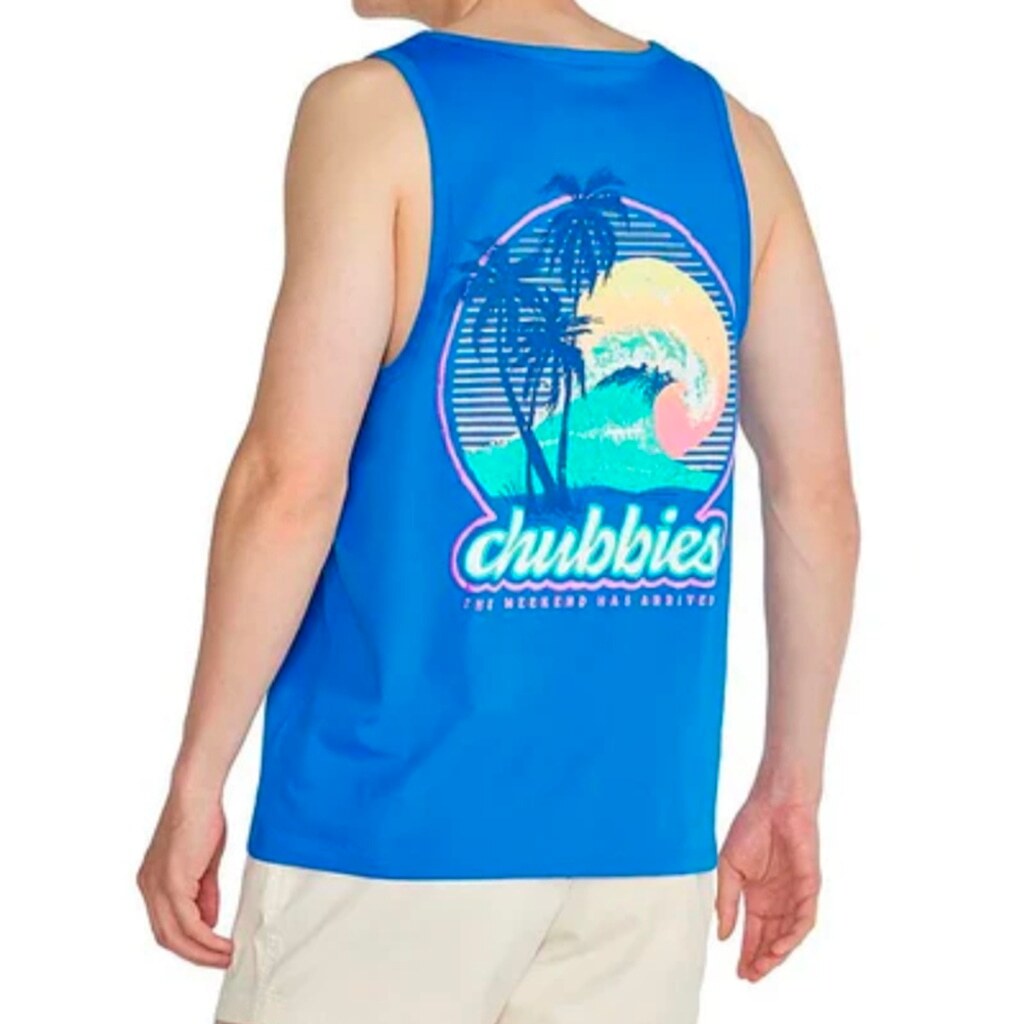 Chubbies Mens The Giant Wave Tank Top Size Small gallery