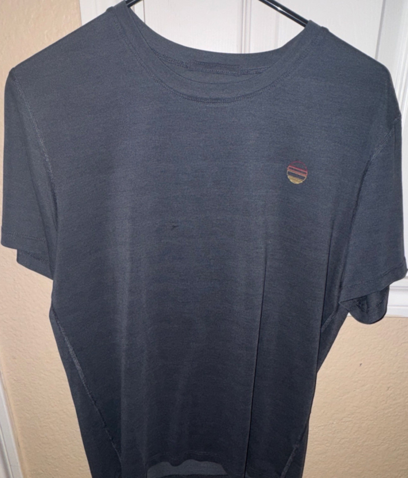 Marine layer Sport Men's Gray Crew Neck T-Shirt M Short Sleeve Regular Fit gallery