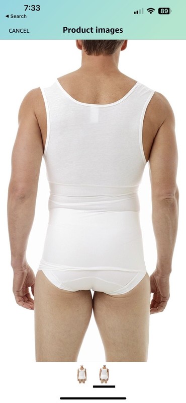 Manshape Support Tank XL White NWT gallery