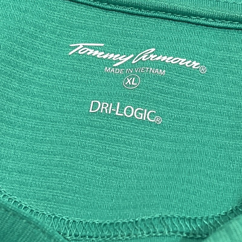 Tommy Armour Dri Logic Men’s Golf Polo Shirt Green XL Clear Bottom gallery