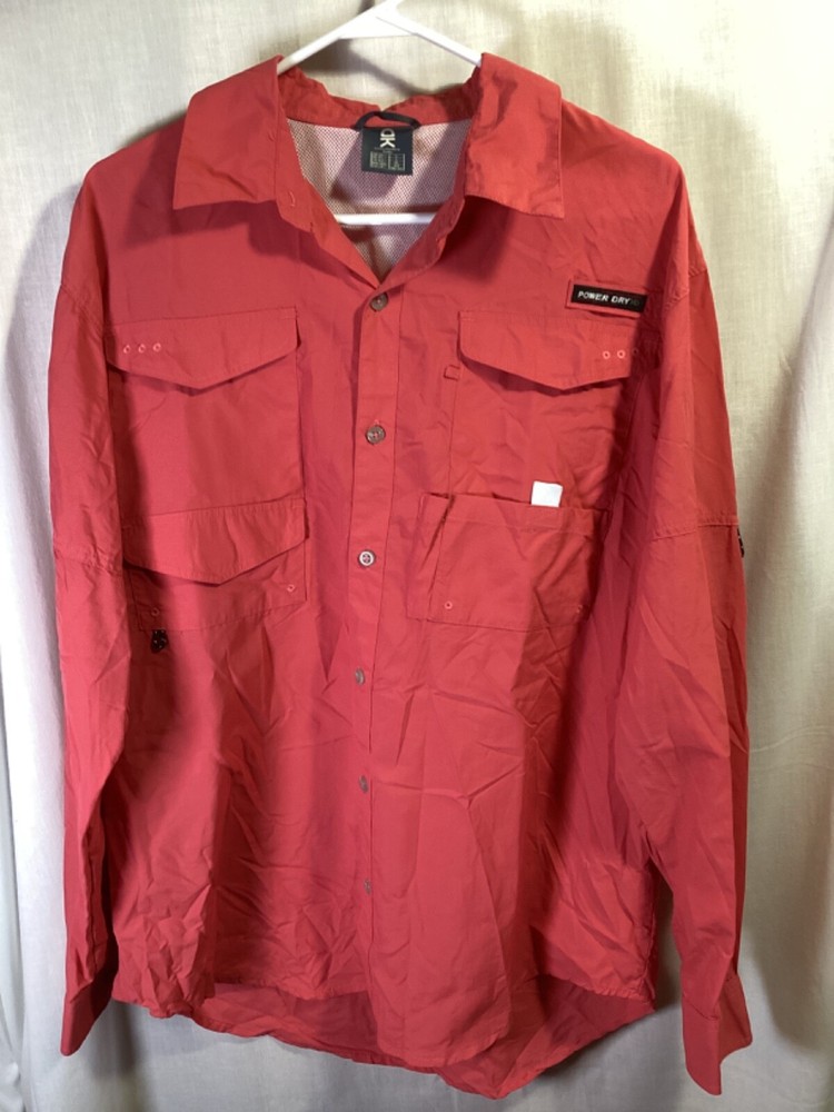 Little Donkey Andy Pink Large Long Sleeve Nylon Activewear Fishing Shirt B18