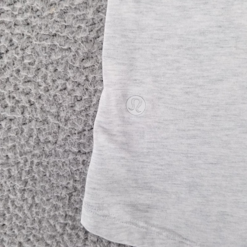 Lululemon 5 Year Basic Tee Shirt Mens Small Grey Pima Short Sleeve Athletic Five gallery