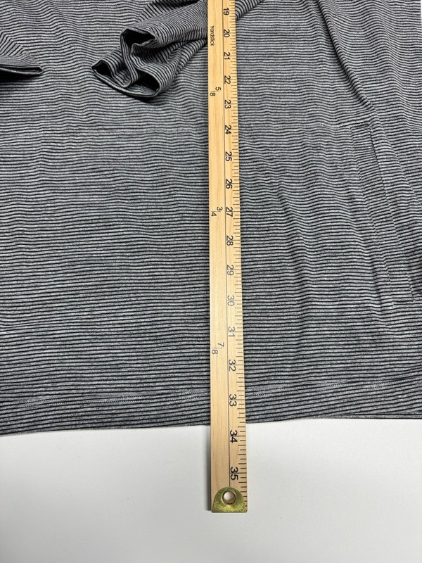 01.ALGO Patrick Performance Hoodie Pullover Mens 3XL Black Striped gallery