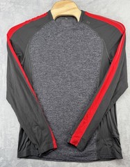 Lululemon Long Sleeve Shirt Athletic Tech Run Gray Red Men’s See Measurements