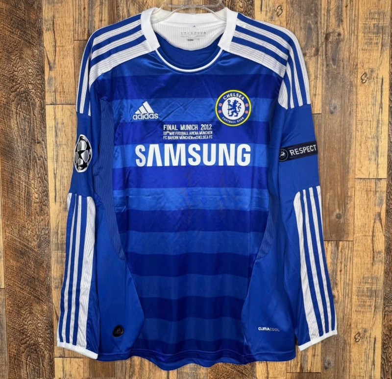 FC Chelsea 2011-12 Home Long Sleeve Men’s M Soccer Jersey DROGBA #11 gallery