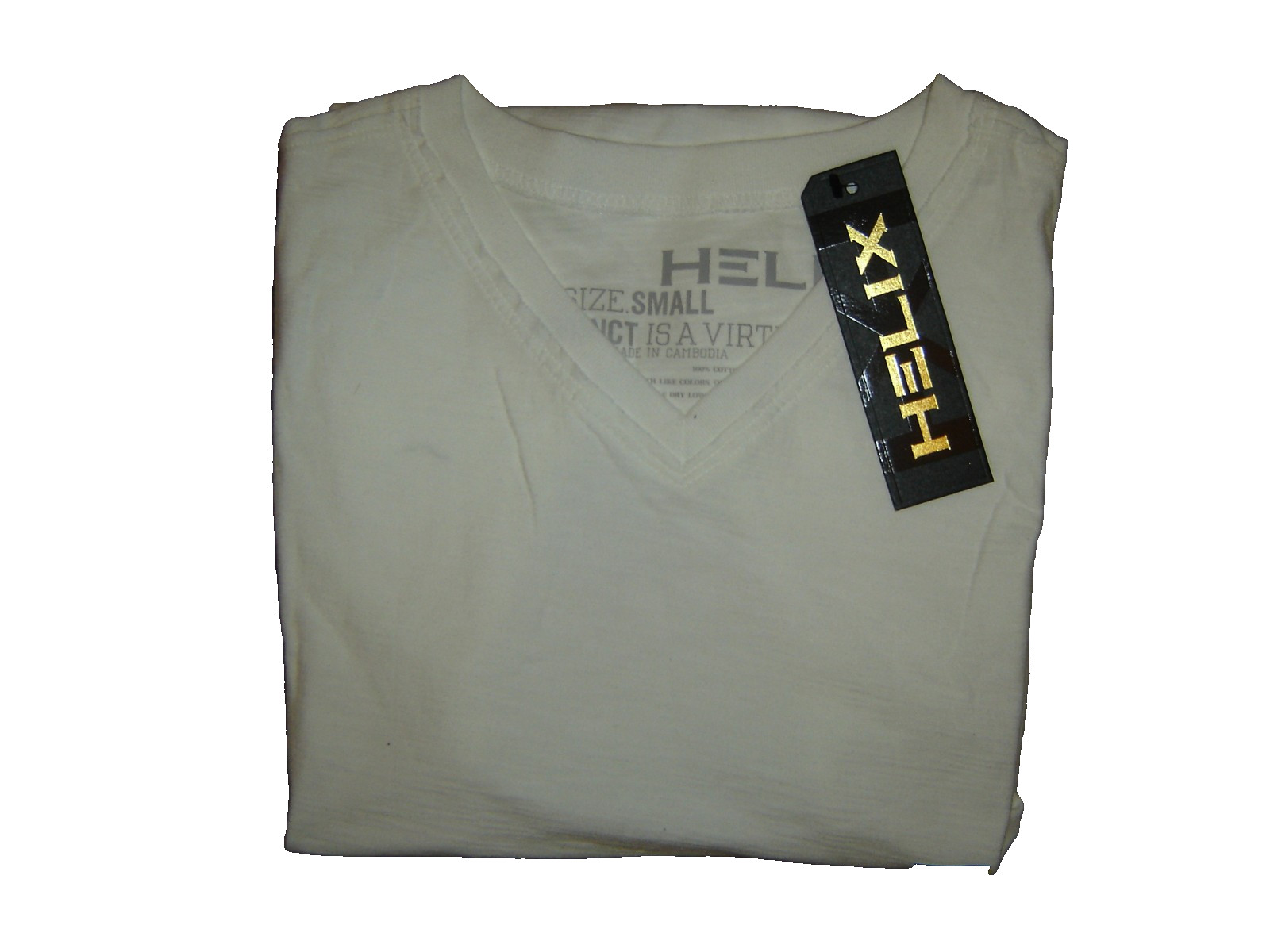 NWT HELIX V Neck Shirt Short Sleeve Size Small Style # HYT101000A gallery