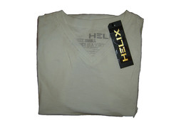 NWT HELIX V Neck Shirt Short Sleeve Size Small Style # HYT101000A