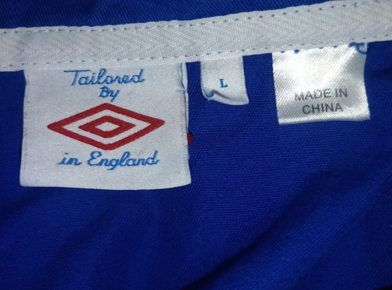 Umbro Vhtf Drill Top Made In England Vintage Men Rare Model Limited Edition Sz L gallery