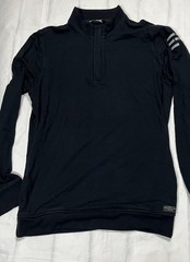 Preowned Black Long Sleeve Travis Mathew Newport 1/4 Zipper ER Logo Pullover