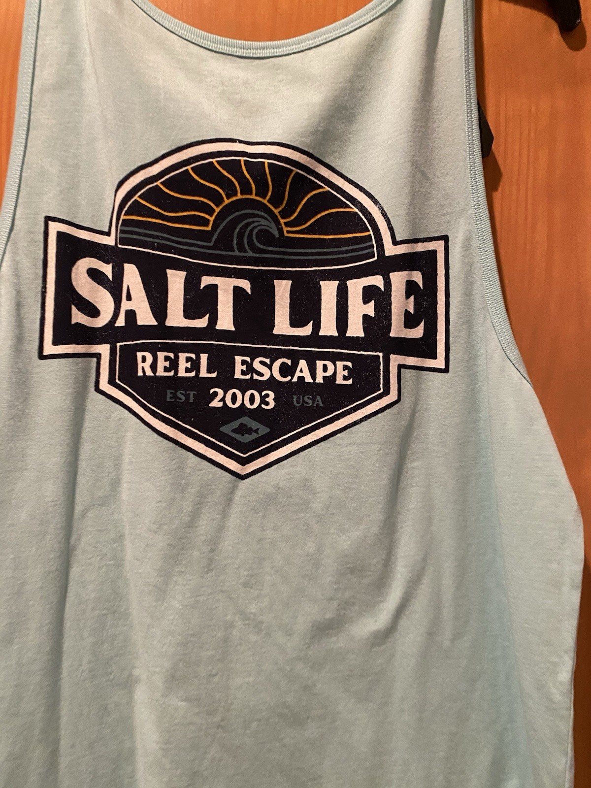 Salt Life Men’s Aqua Reel Escape Tank Top NWT Size S gallery
