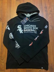 NEW Chicago White Sox Retro History Baseball MLB Pullover Hoodie Black M – XL