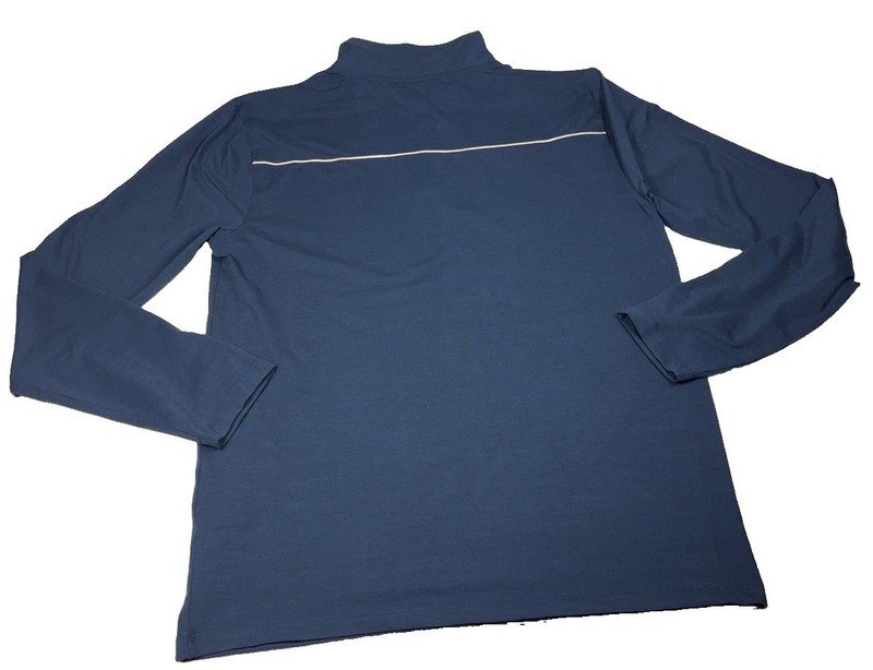 J.Crew Performance Men’s Large Blue 1/4 Zip Pullover Stretch Athletic Golf Top gallery