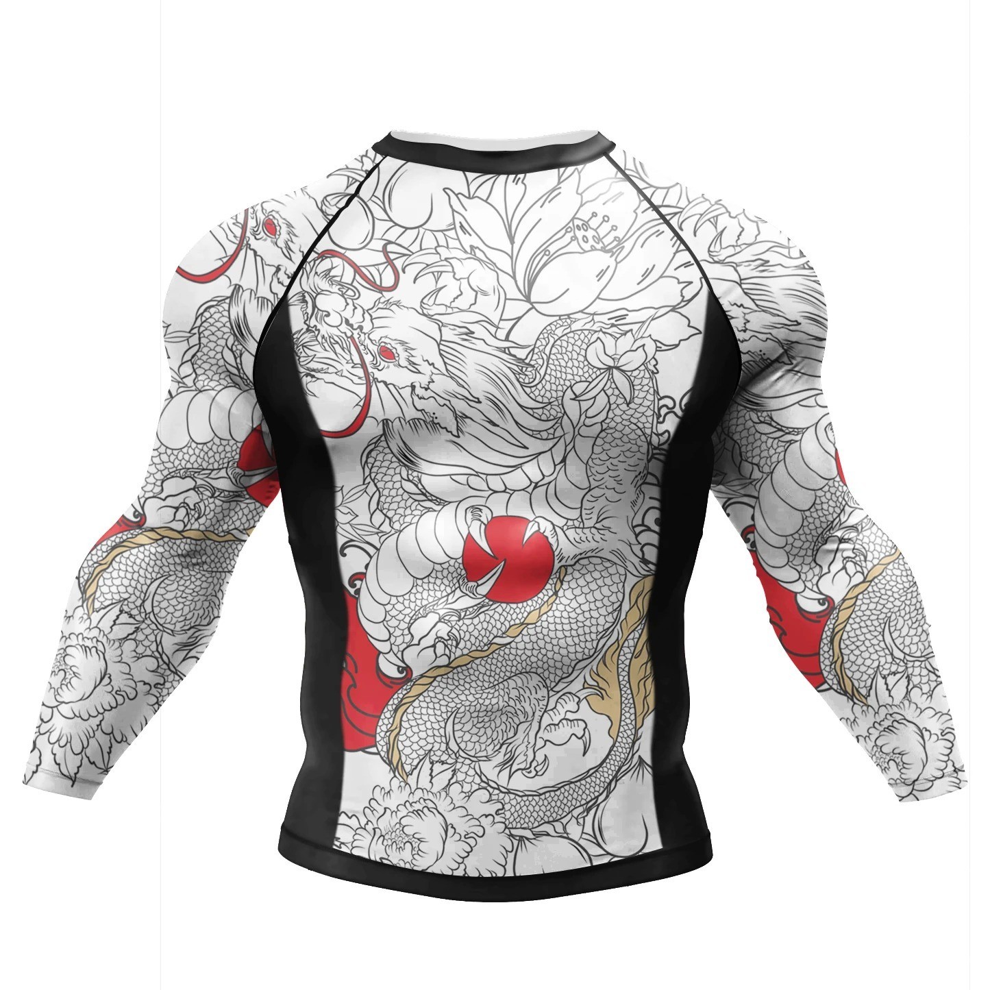 Cody Lundin Men's Tattoo Compression Shirt BJJ Rash Guard Gym Long Sleeve Jersey gallery