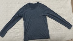 Lululemon Men’s Medium Metal Vent Tech Long Sleeve Shirt Gray Athletic Top