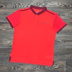 ROGER FEDERER RF 2014 Shanghai Basel ATP Finals Nike Tennis Polo Shirt size L