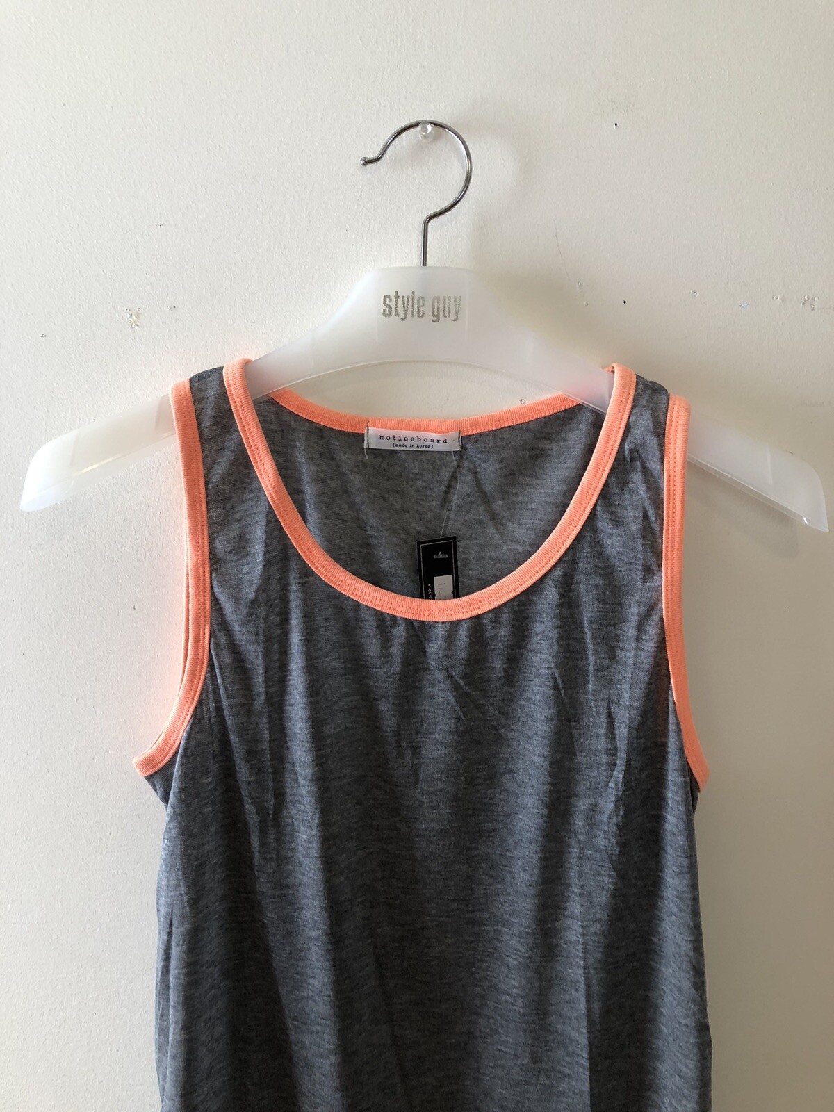 NEW Noticeboard Men’s Sleeveless Muscle Tank Top NWOT was $32.00 gallery