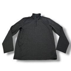 Calvin Klein Shirt Size Small Pullover Quarter Zip Up Mock Neck Activewear Black