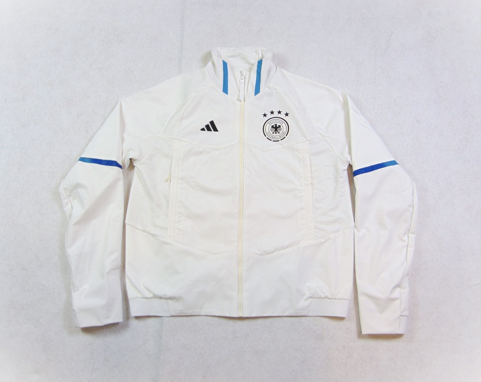 Adidas Germany Team Anthem Game Day White Soccer Jacket Sz M NEW IC1561 RARE gallery