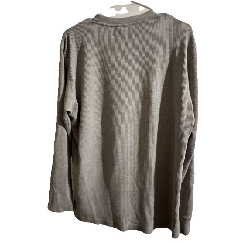 South Pole Authentic Collection L Gray Thermal Waffle Knit Long Sleeve Shirt gallery