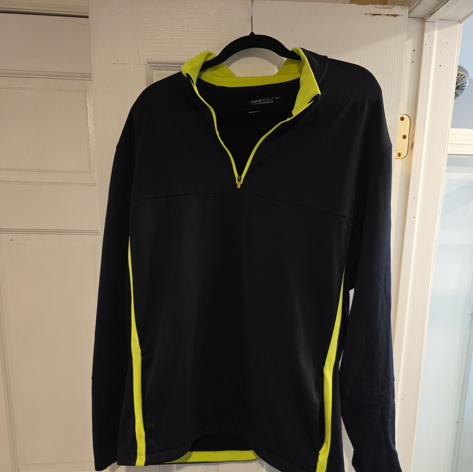 Nike Golf Men Therma-Fit Disney Cruise Line Quarter Zip Pullover L Black Gray gallery