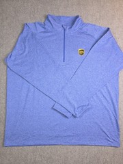 Sport-Tek Quarter-zip Pullover Customized W/ The UPS logo Size 2XL Blue