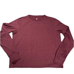 RHOBACK Long Sleeve Tee – Red Card Red – The Red Zone – Medium
