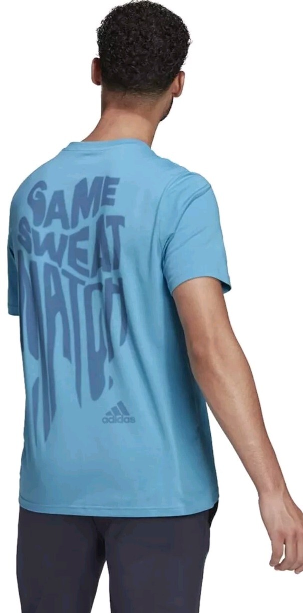 Mens Adidas Game Set Match Tennis T-Shirt Size Small gallery