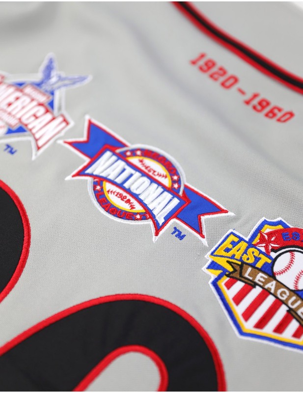 NLBM Negro Leagues M5 Commemorative Baseball Jersey Grey gallery