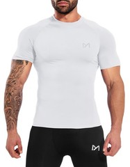 Mens Compression T-Shirt Short Sleeve Gym Sports Workout Running Outdoor Fitness
